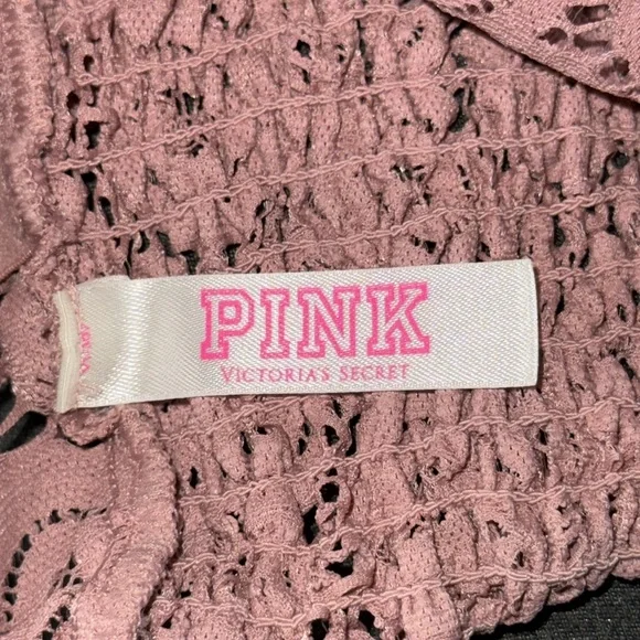 PINK Victoria’s Secret strappy floral lace‎ bralette top - Picture 5 of 5